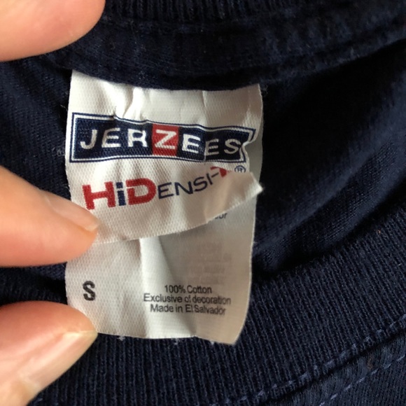 Tee Shirt State Navy Blue Small UNISEX - Picture 4 of 12